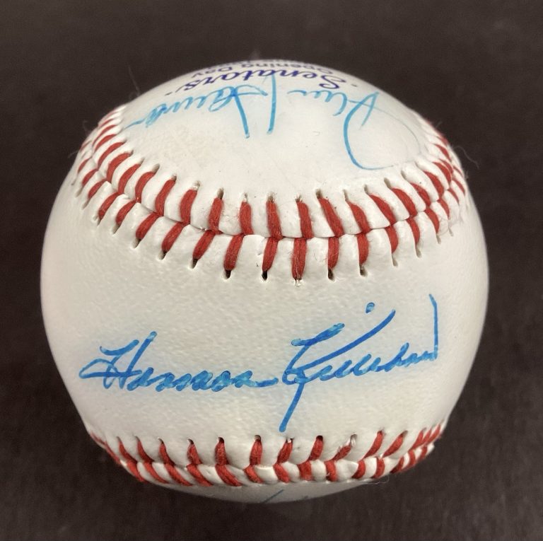 Harmon Killebrew Signed Baseball 1994 Senators Opening Day 5 Autographs TPG