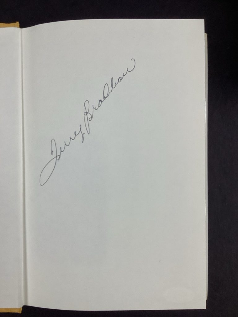 Terry Bradshaw Signed Book Looking Deep Football Steelers Autograph HOF JSA #3