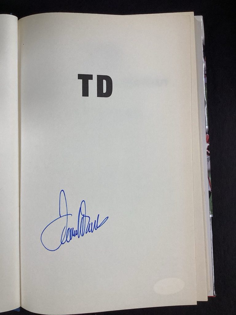 Terrell Davis Signed Book TD Memoirs Of Football Broncos Autograph HOF JSA