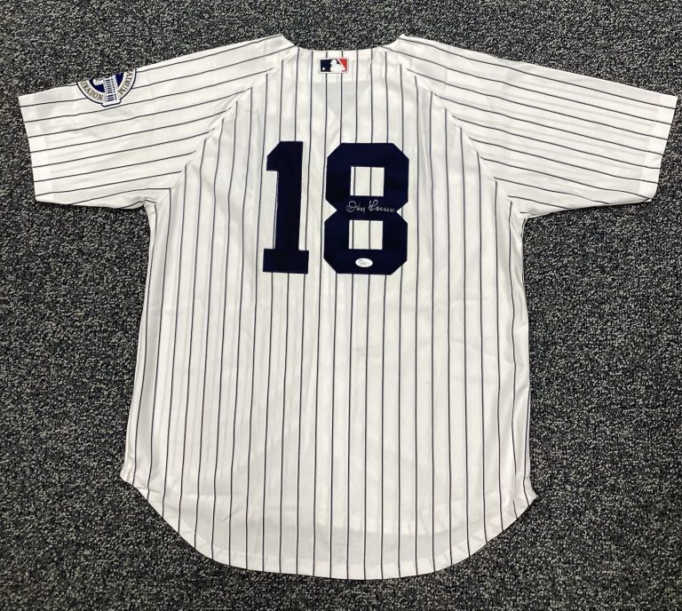 Don Larsen Signed Jersey #18 Baseball Autograph New York Yankees WSC MVP HOF JSA