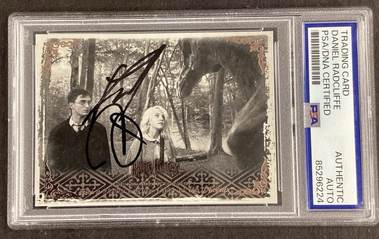 Daniel Radcliffe Signed Artbox Card #58 Actor Order of the Phoenix Movie PSA