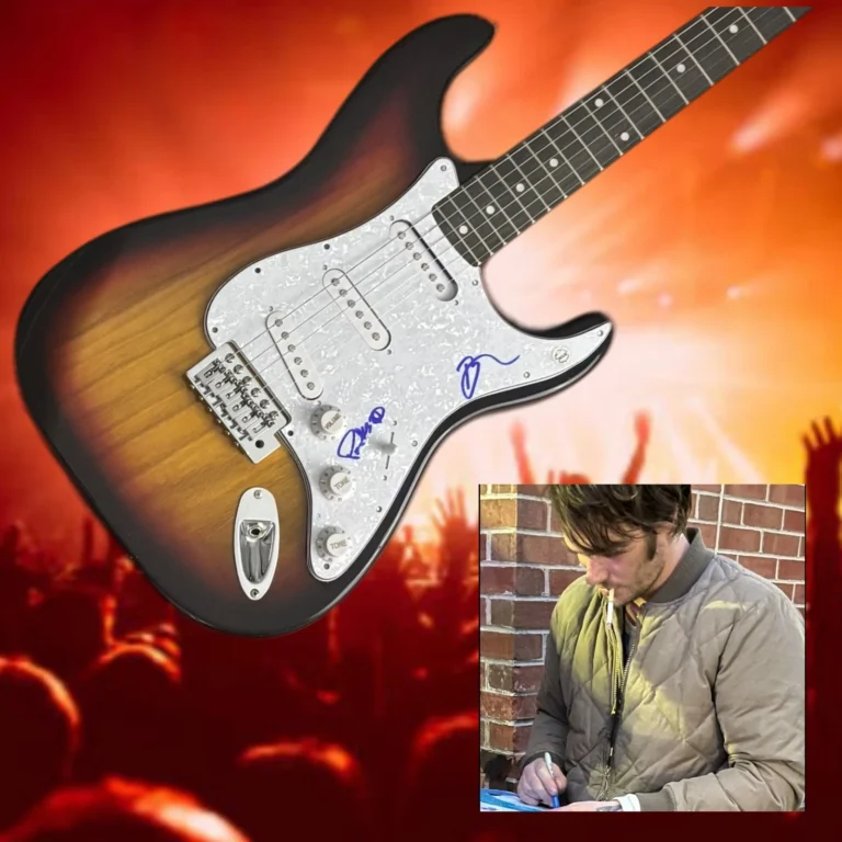 GFA Charles Michael Parks & Ben ALL THEM WITCHES Signed Electric Guitar COA