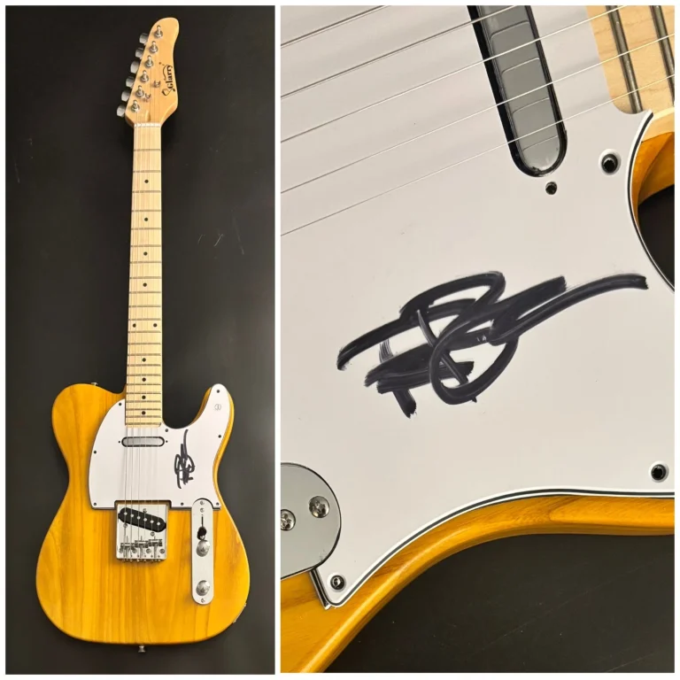 GFA Frank Zappa Drummer TERRY BOZZIO Signed Electric Guitar COA