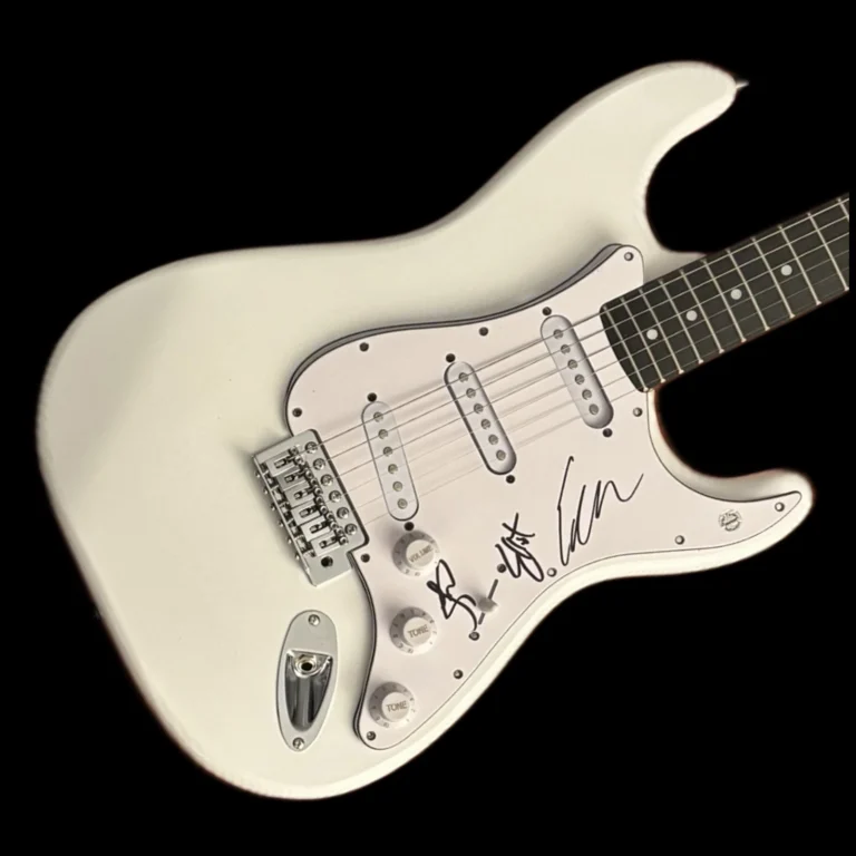 GFA Jared Eric & Elliott Band BLESSTHEFALL Signed Electric Guitar COA