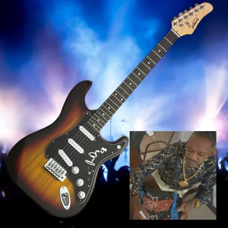 GFA Blues Guitarist ERIC RAW DAWG GALES Signed Electric Guitar PROOF COA