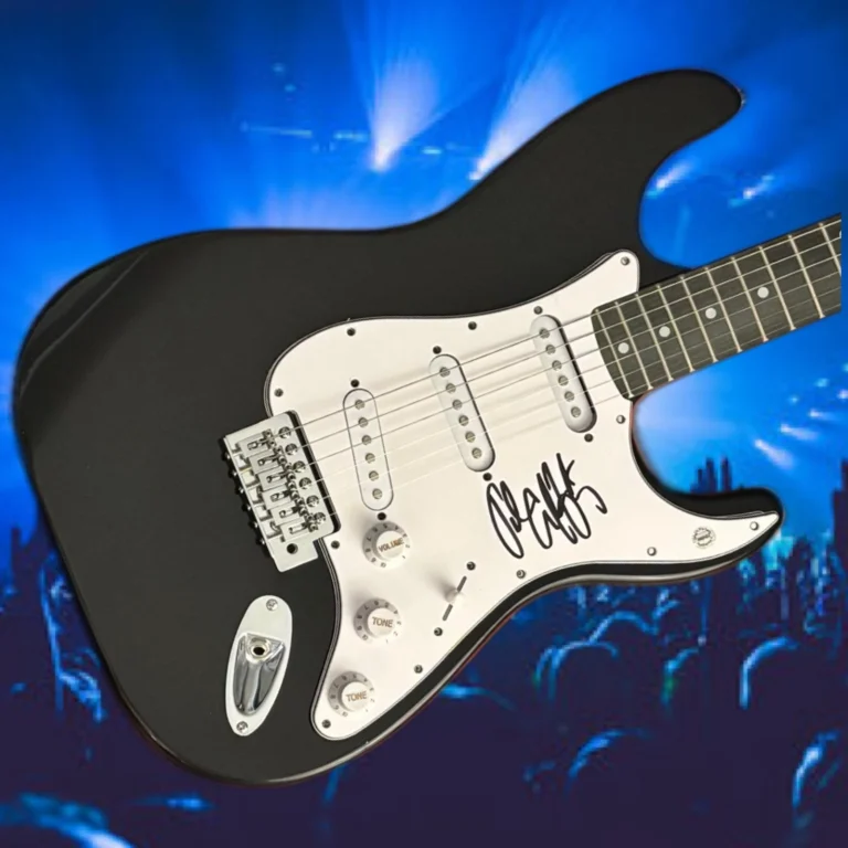 GFA Hearts on Fire JOHN CAFFERTY Signed Electric Guitar PROOF COA