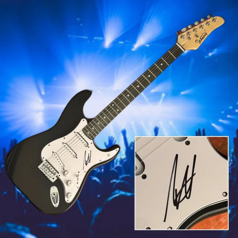 GFA Kublai Khan TX Rock Star MATT HONEYCUTT Signed Electric Guitar COA