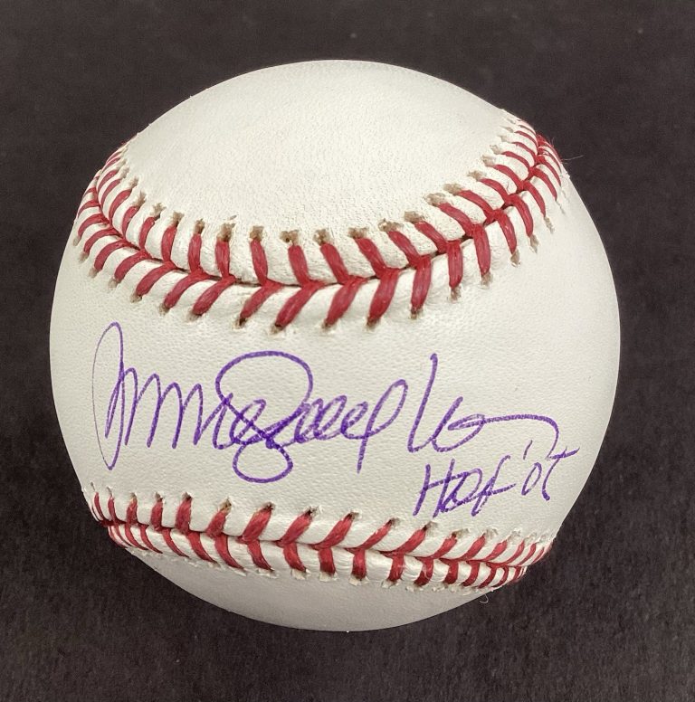 Ryne Sandberg Signed Baseball Rawlings OMLB HOF 05 Inscription Autograph TPG #3