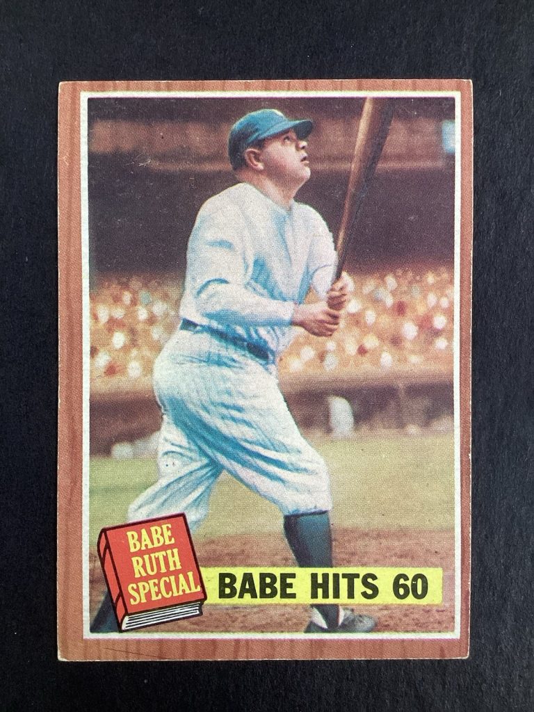 Babe Ruth 1962 Topps #139 Baseball Card New York Yankees