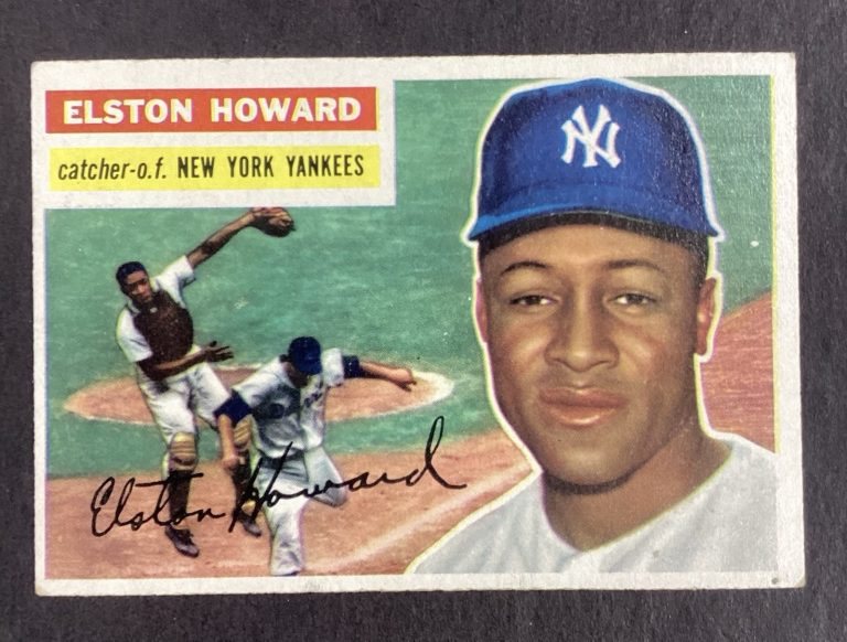 Elston Howard 1956 Topps #208 Baseball Card New York Yankees