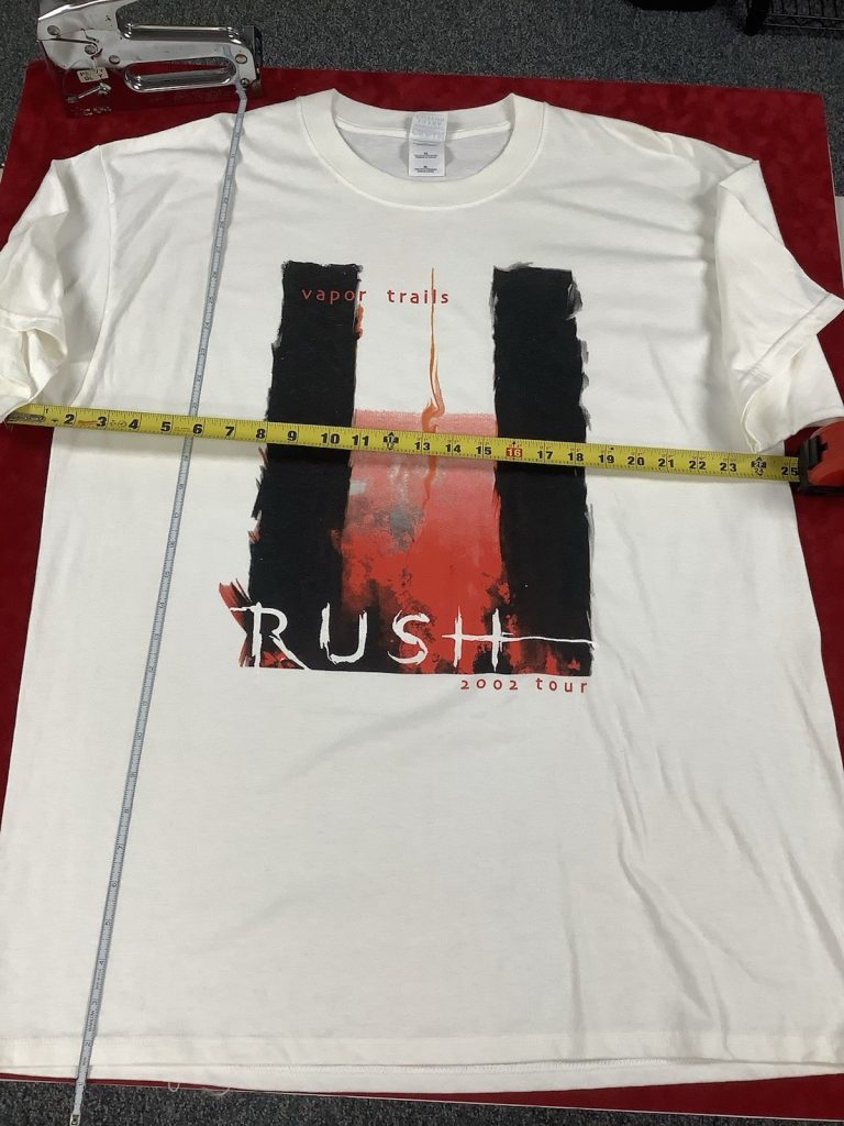 Vintage Rush 2002 Vapor Trails T Shirt XL Tour Concert Rock Original Authentic