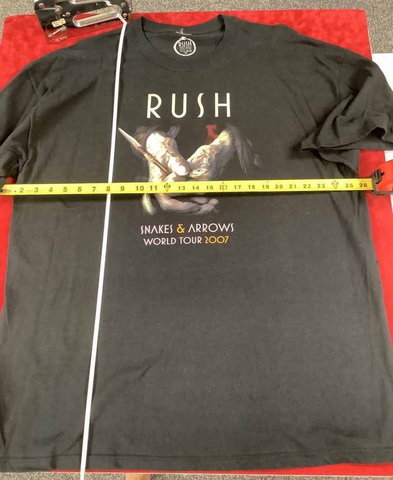 Vintage Rush 2007 Snakes & Arrows Black T-Shirt 2X Tour Concert Rock Original