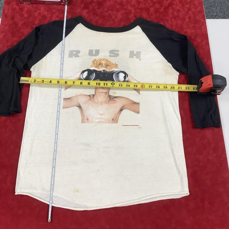 Vintage Rush 1985 Power Windows Raglan T-Shirt XL Tour Concert Rock Original