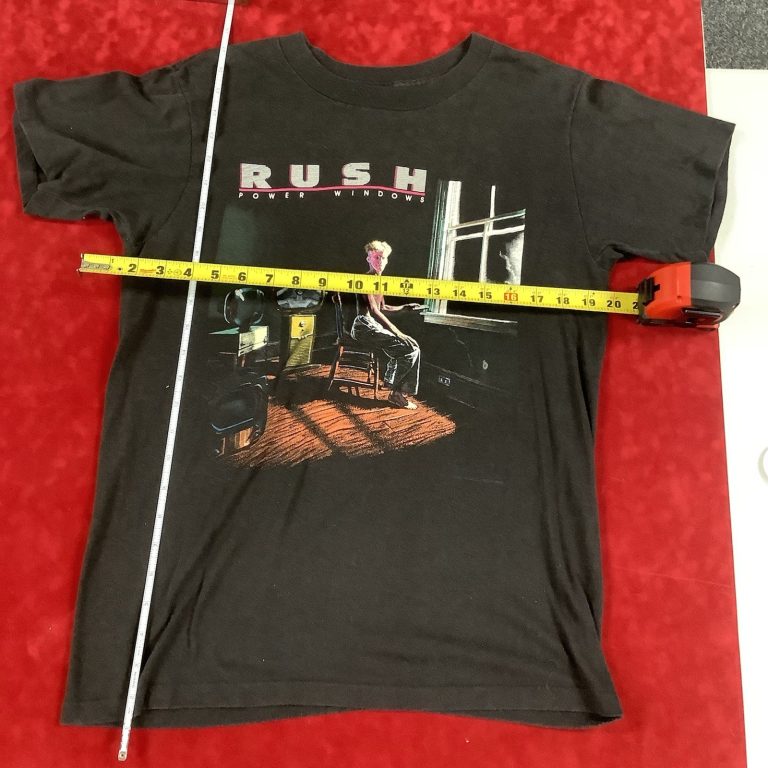 Vintage Rush 1985 Power Windows T-Shirt L Tour Concert Rock Original Authentic