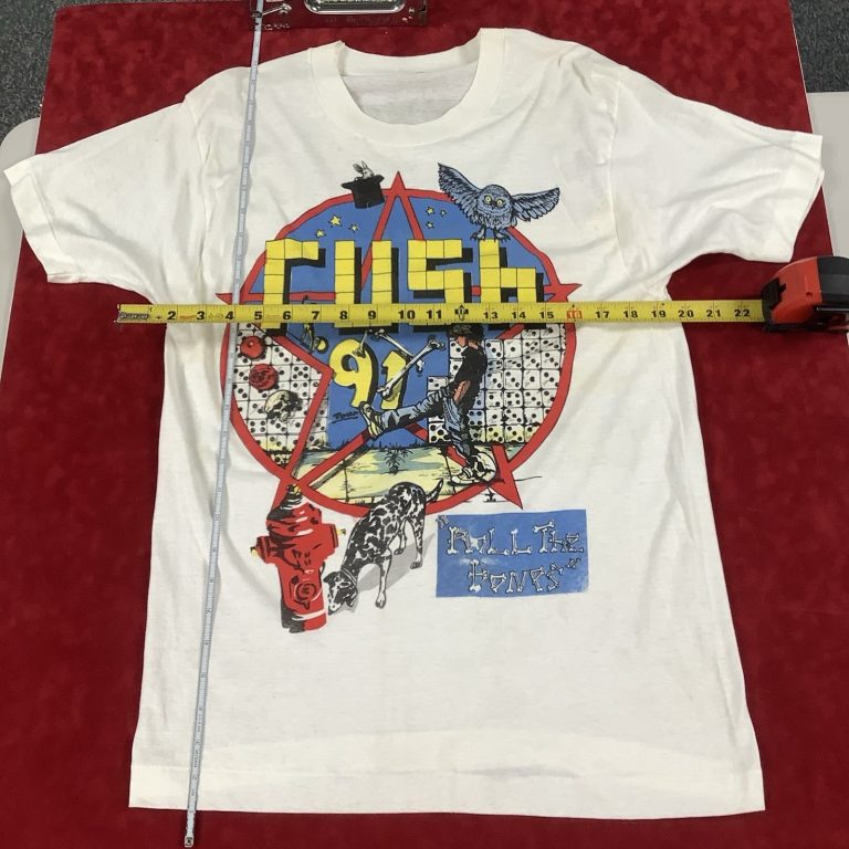 Vintage Rush 1991 Roll The Bones T-Shirt L Tour Concert Rock Original Authentic
