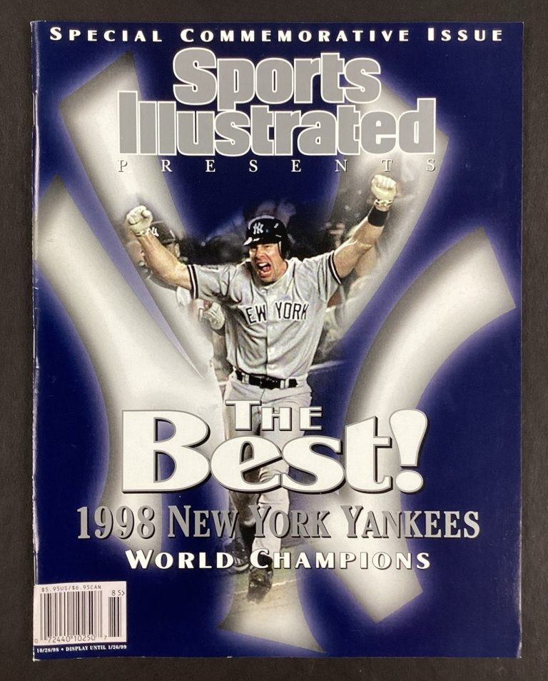 Scott Brosius Sports Illustrated 10/28/98 No Label Newsstand Yankees WS Champs