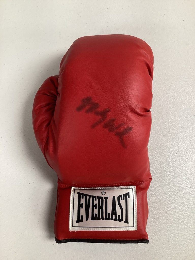 Mikey Ward Signed Boxing Glove Red Everlast Autograph TPG