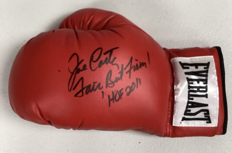 Joe Cortez Signed Boxing Glove Red Everlast Referee Inscr HOF Autograph TPG