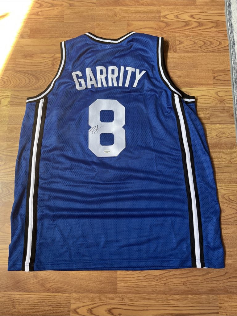ORLANDO MAGIC-PAT GARRITY SIGNED AUTOGRAPHED JERSEY NBA NOTRE DAME STAR XL ACOA
