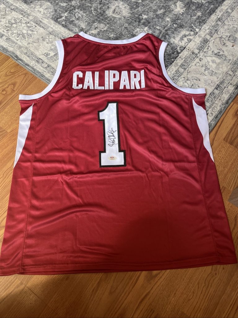 Arkansas Razorbacks John Calipari Signed Autograph Basketball 🏀 Jersey PSA COA