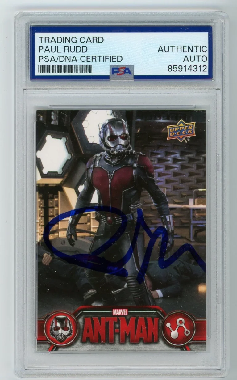 Signed Card Auto 2015 Upper Deck Marvel Ant Man Paul Rudd #75 PSA/DNA