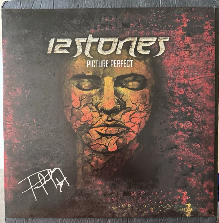 12 STONES Signed Vinyl Paul McCoy Picture Perfect Autograph Record Album