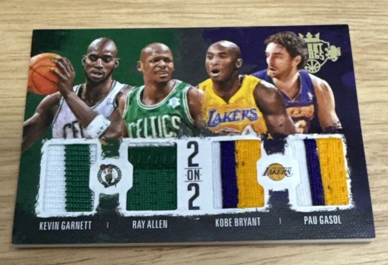 2014-15 Court Kings Kevin Garnett Ray Allen Pau Gasol Kobe Bryant Patch 21/25 SP