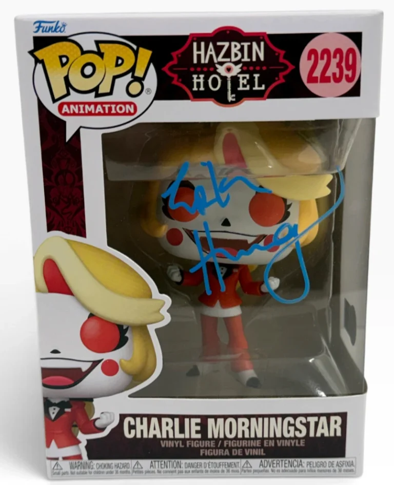 Erika Henningsen Signed Charlie Morningstar Funko Hazbin Hotel Autograph Beckett