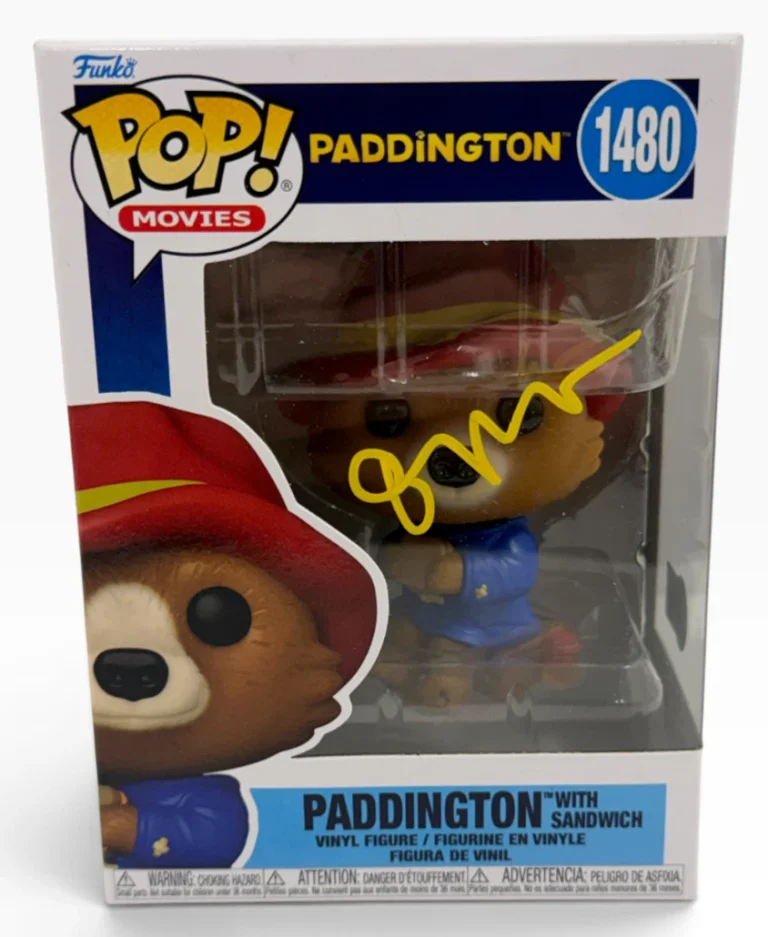 Ben Whishaw Signed Paddington with Suitcase Funko Authentic Autograph Beckett