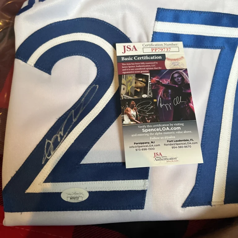Toronto Vladimir Guerrero Jr Signed Pro Style White Custom Jersey JSA COA