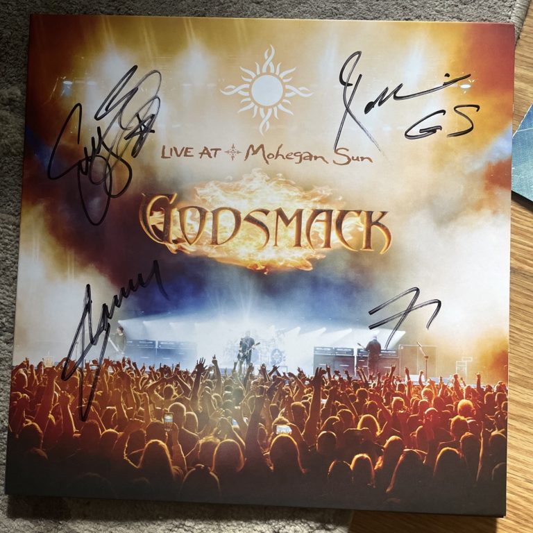 Godsmack Signed Autographed Vinyl Record LP Live at Mohegan Sun ACOA COA SULLY