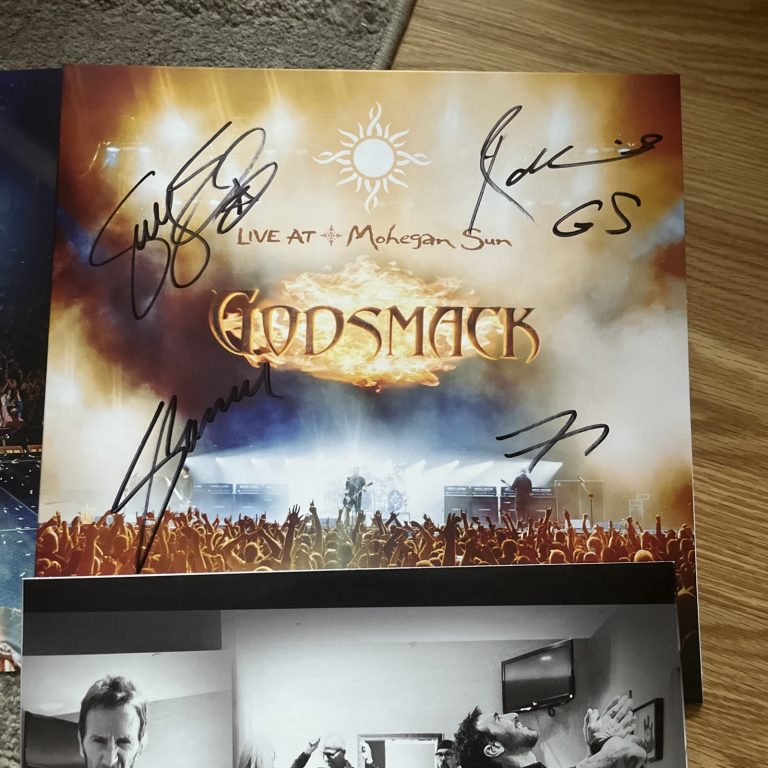 Godsmack Signed Autographed Vinyl Record LP Live at Mohegan Sun ACOA COA SULLY