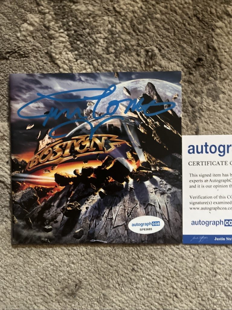 BOSTON FRAN COSMO SIGNED AUTOGRAPHED CD ACOA CERTIFIED VOCALIST RARE WALK ON