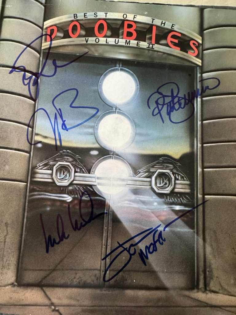 DOOBIE BROTHERS Signed x5 Vinyl JSA COA MICHAEL McDONALD SKUNK SIMMONS AUTOGRAPH