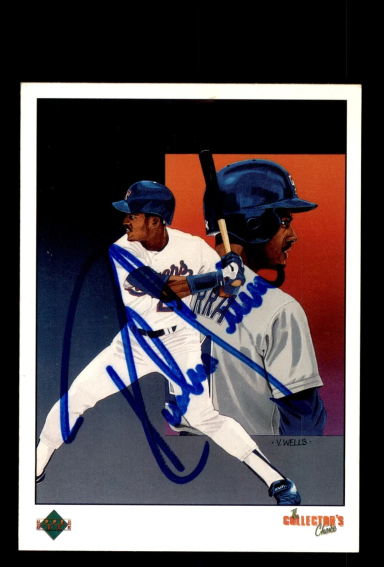 Signed Baseball Card Auto Ruben Sierra 1989 Upper Deck #686 Texas Rangers