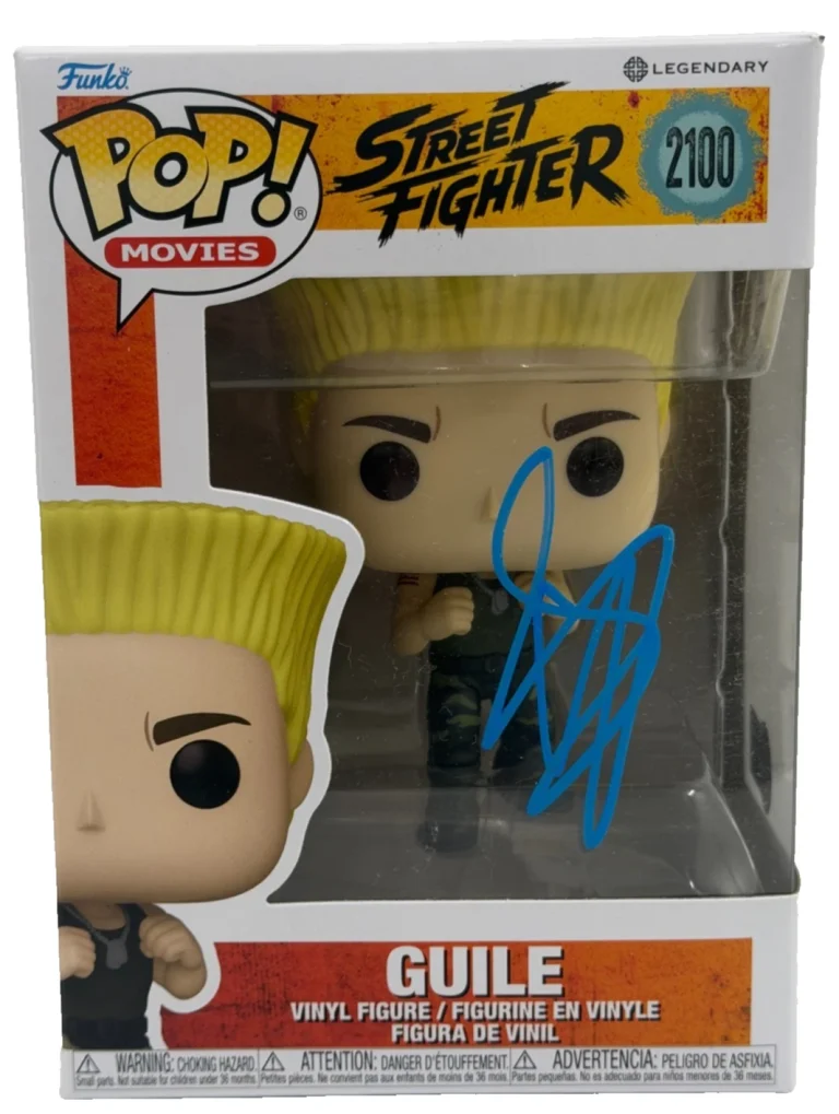 Cody Rhodes Signed Funko Guile Street Fighter Authentic Autograph Beckett