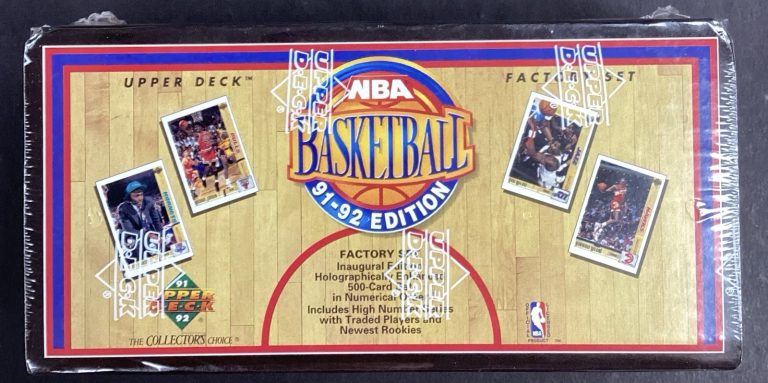1991-92 Upper Deck Basketball Factory Set Complete Sealed Unopened Box UD Mint