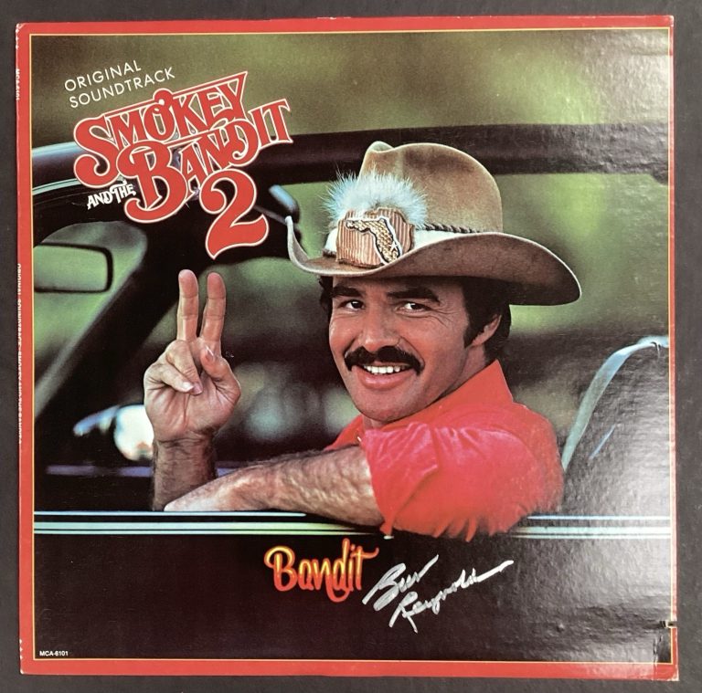 Burt Reynolds Signed Vinyl Album Smokey And The Bandit Autograph JSA