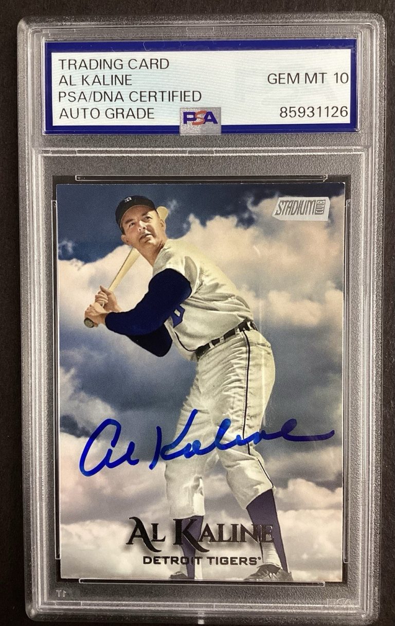 Al Kaline Signed 2019 Topps #278 Baseball Card Detroit Tigers PSA/DNA Auto 10
