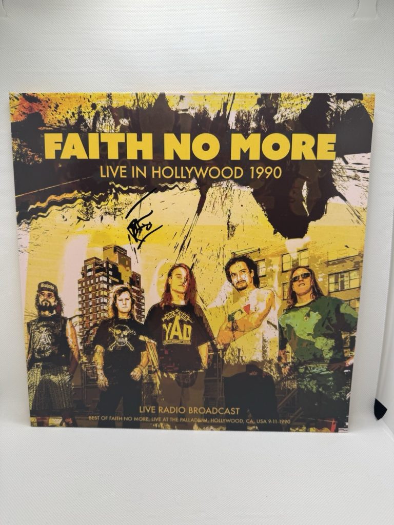 Mike Patton Signed Vinyl Faith No More Live In Hollywood 1990 JSA COA Autograph
