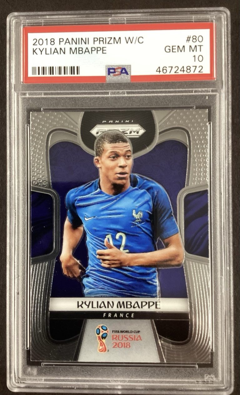 Kylian Mbappe 2018 Panini Prizm World Cup #80 Rookie Card France PSA GEM 10