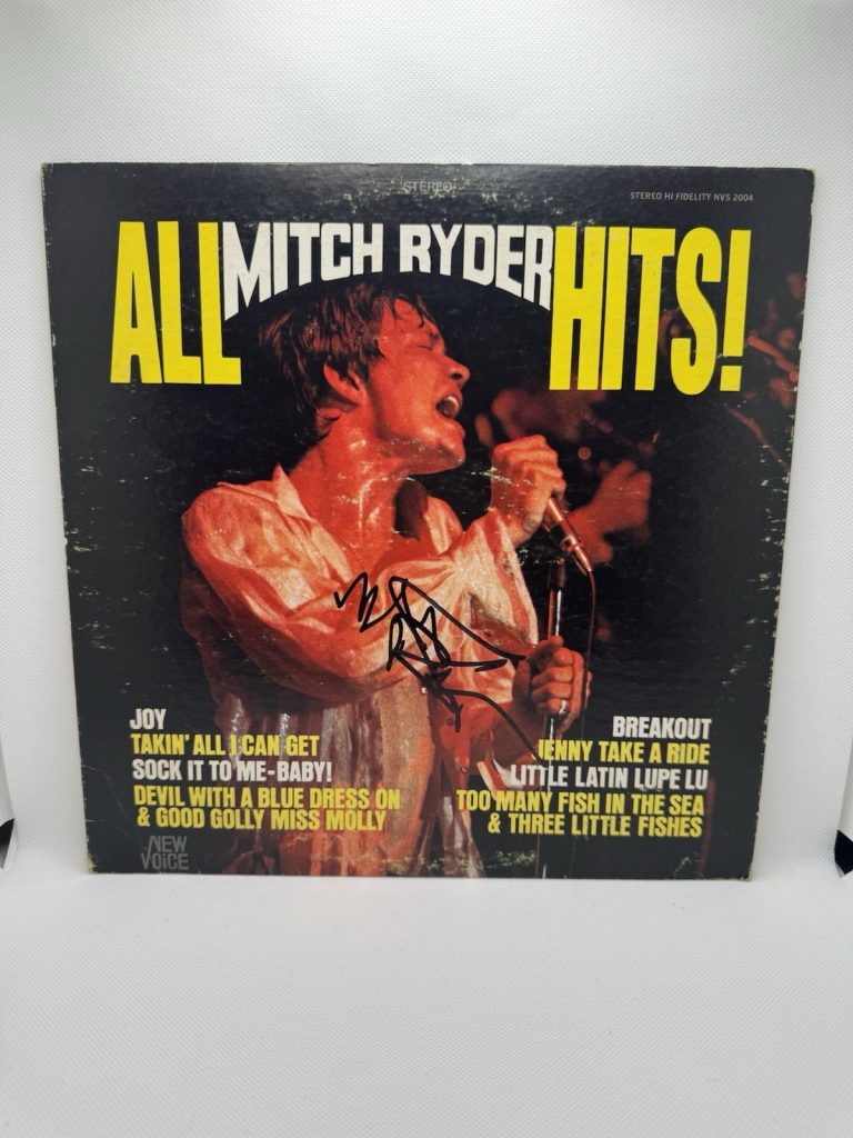 Mitch Ryder Signed Vinyl All The Hits Record JSA COA Autograph Album Lp