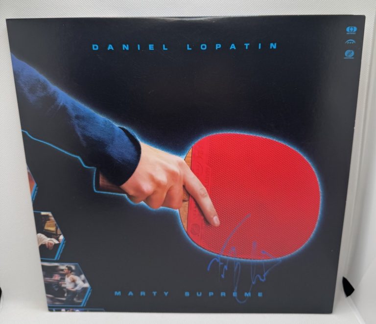 Timothee Chalamet Signed Vinyl Marty Supreme Autograph JSA COA Full Signature