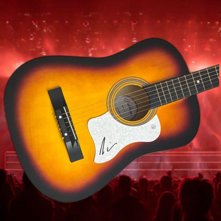 GFA Sarah Mary and Treehouse Star  * ALEX G *  Signed Acoustic Guitar COA