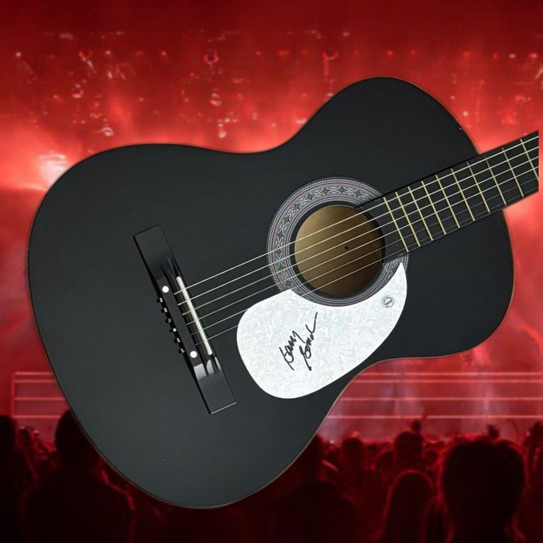 GFA Boston Band Guitarist * BARRY GOUDREAU * Signed Acoustic Guitar COA