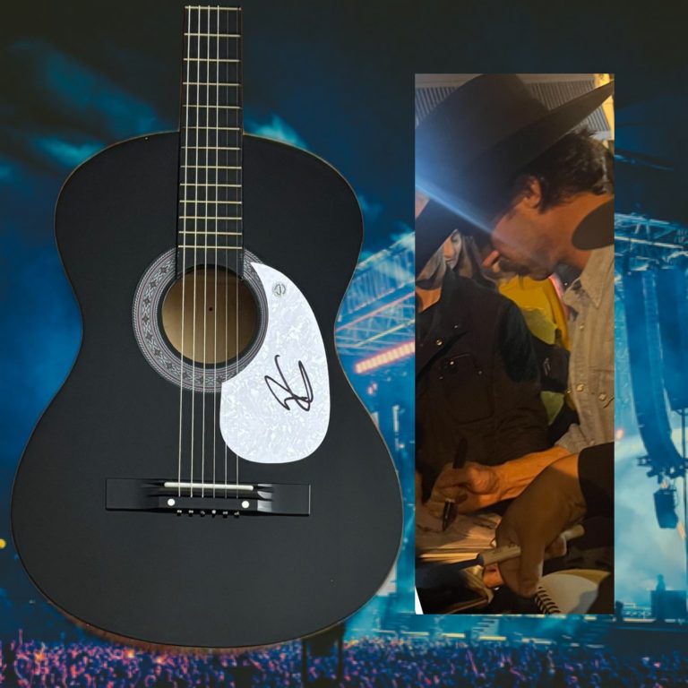 GFA Worst Way Country Star  * RILEY GREEN *  Signed Acoustic Guitar PROOF COA