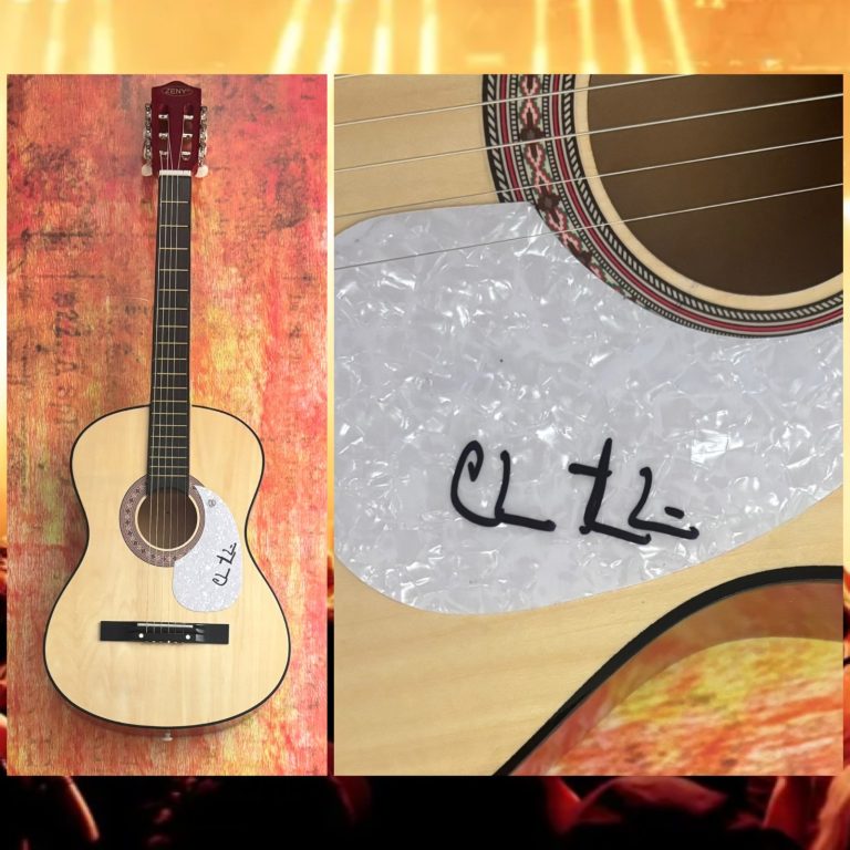 GFA Arriving Gospel Our God Star  * CHRIS TOMLIN *  Signed Acoustic Guitar COA