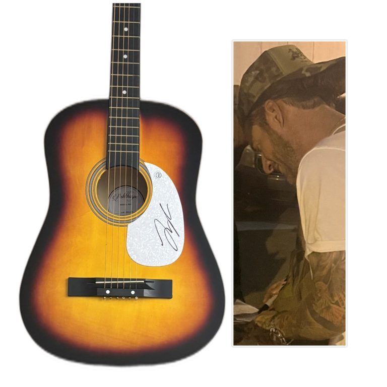 GFA Florida Georgia Line  * TYLER HUBBARD *  Signed Acoustic Guitar PROOF COA