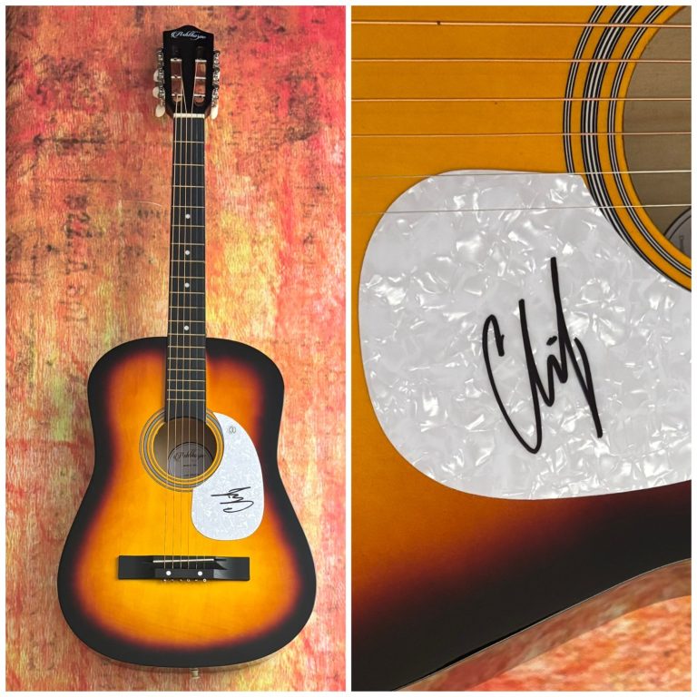 GFA Buy Me a Boat Country Star  * CHRIS JANSON *  Signed Acoustic Guitar COA