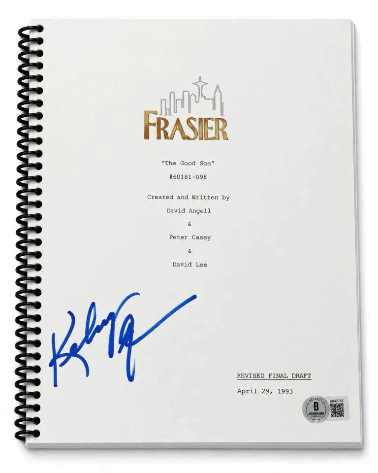 Kelsey Grammer Signed Autograph Frasier Pilot Script Screenplay Dr Crane Beckett